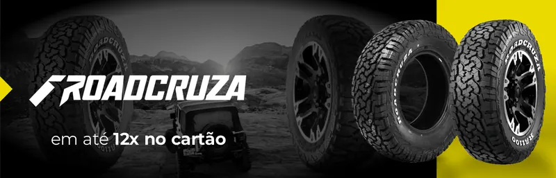 Pneus Roadcruza em até 12 vezes no cartão